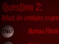 Žaidimas The Zombie Quiz