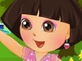 Žaidimas Dora in Flower Garden Dress Up