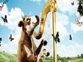 Žaidimas Cow and Harp: Slide Puzzle