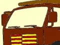Žaidimas Big transport truck coloring