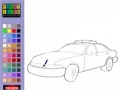 Žaidimas Police car coloring