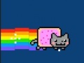 Žaidimas Nyan Cat: Meteor Flight!
