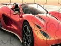 Žaidimas Red racing car puzzle