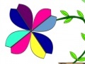Žaidimas Rotating Flower Coloring