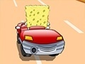 Žaidimas Race with Sponge Bob