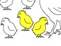 Žaidimas Chicken Family: Coloring
