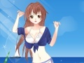 Žaidimas Anime summer girl dress up game