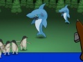 Žaidimas Sharks of the Dead: Penguin Massacre