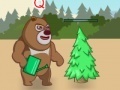 Žaidimas Bear defend the tree