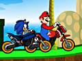 Žaidimas Mario Vs Sonic Racing