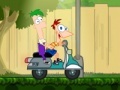 Žaidimas Phineas and Ferb: crazy motorcycle