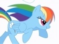 Žaidimas Friendship is Magic - Rainbow Dash attack cloud