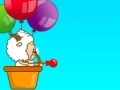 Žaidimas Lazy goat shot balloon