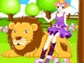 Žaidimas Princess With Lion