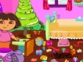 Žaidimas Dora Christmas Room Clean