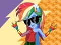Žaidimas Rainbow Dash. Dress up