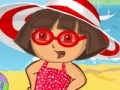 Žaidimas Dora Beach Dress Up  