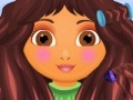 Žaidimas Cute Dora Haircuts 