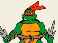 Žaidimas Coloring Teenage Mutant Ninja Turtles