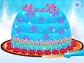 Žaidimas Frozen. Princess gown cake decor
