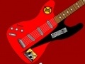 Žaidimas Red and Black Guitar