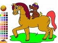 Žaidimas Horse and Dog Coloring