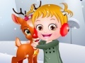 Žaidimas Baby Hazel. Reindeer surprise