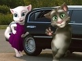 Žaidimas Talking cat Tom and Angela limousine