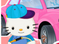 Žaidimas Hello Kitty Car Wash And Repair