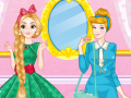 Žaidimas Rapunzel Vs Cinderella Fashion battle