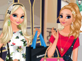Žaidimas Elsa and Anna Go Shopping