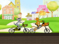 Žaidimas Tom And Jerry Bmx Race