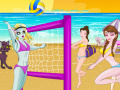 Žaidimas Princess Vs Monster High Beach Voleyball