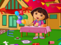 Žaidimas Dora Birthday Bash Cleaning