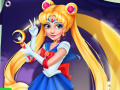 Žaidimas Rapunzel Sailor Moon Cosplay 