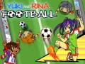 Žaidimas Yuki and Rina Football