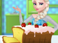 Žaidimas Elsa cooking Pound Cake
