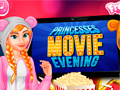Žaidimas Princesses Movie Evening