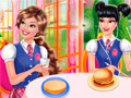 Žaidimas Princesses Burger Cooking