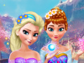 Žaidimas Anna and Elsa Makeover