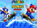 Žaidimas Mario vs Sonic Skiing
