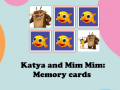 Žaidimas Kate and Mim Mim: Memory cards