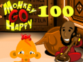Žaidimas Monkey Go Happy Stage 100