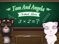 Žaidimas Tom And Angela School Quiz