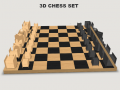 Žaidimas 3d Chess Set