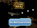 Žaidimas Star Wars: The Clone Wars: Das Weltraumrennen