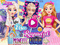 Žaidimas Elsa and Rapunzel Princess Rivalry