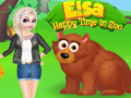 Žaidimas Elsa Happy Time In Zoo