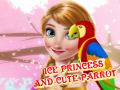 Žaidimas Ice Princess And Cute Parrot