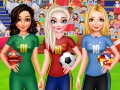 Žaidimas BFF Princess Vote For Football 2018